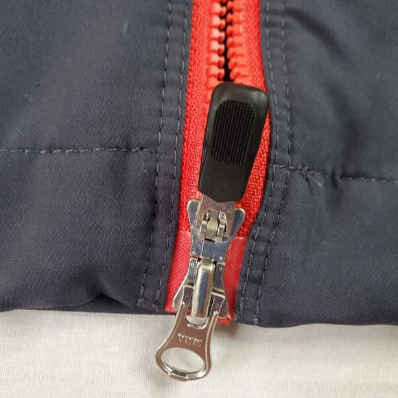 Nike Golf Windbreaker Mens XXL Navy Blue Open-End Red Full Zip Jacket Raincoat - Picture 4 of 16